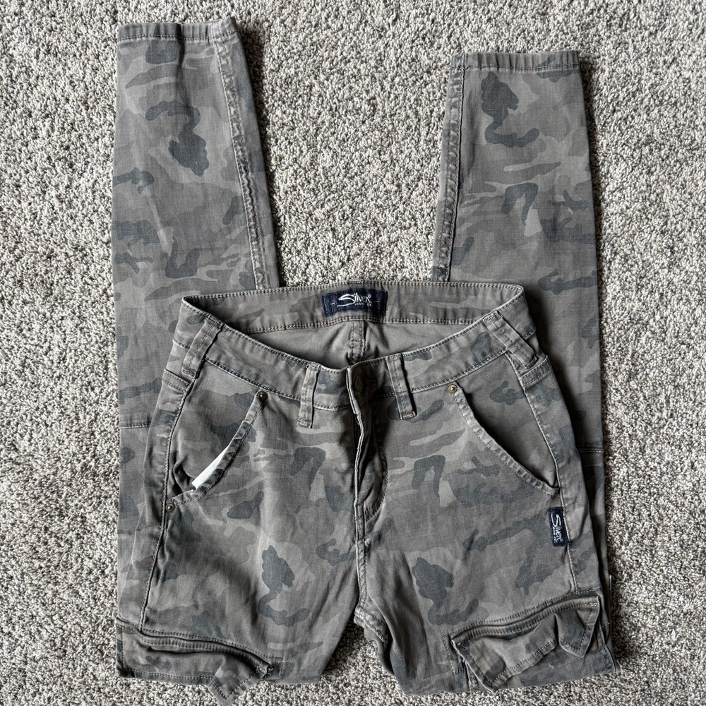 Silver Jeans‎ Womens 27x29 (25x27) Skinny Cargo Camo Pants